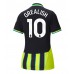 Maillot de foot Manchester City Jack Grealish #10 Extérieur vêtements Femmes 2024-25 Manches Courtes